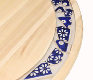 Obrazek Taca ozdobna obrotowa ceramika bolesławiecka