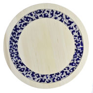 Obrazek Taca ozdobna obrotowa ceramika - KOBALT MIX