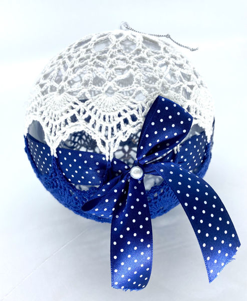 Picture of Crocheted Christmas Ball 16cm