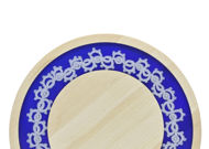 Picture of ROUND DECOR BOARD with crochet motiv