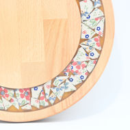 Picture of SMALL DECOR ROUND BOARD Flowers Mix