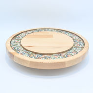 Picture of SMALL DECOR ROUND BOARD Flowers Mix