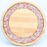 Picture of SMALL DECOR ROUND BOARD Flowers Mix