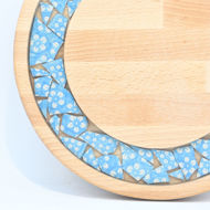 Picture of SMALL DECOR ROUND BOARD Flowers Mix