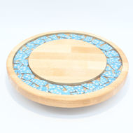 Picture of SMALL DECOR ROUND BOARD Flowers Mix