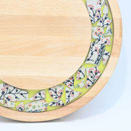 Picture of SMALL DECOR ROUND BOARD Flowers Mix