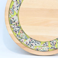 Picture of SMALL DECOR ROUND BOARD Flowers Mix