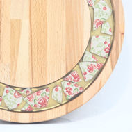 Picture of SMALL DECOR ROUND BOARD Flowers Mix