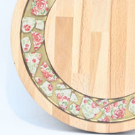 Picture of SMALL DECOR ROUND BOARD Flowers Mix