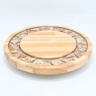 Picture of SMALL DECOR ROUND BOARD Flowers Mix