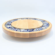 Picture of SMALL DECOR ROUND BOARD Flowers Mix