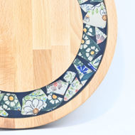 Picture of SMALL DECOR ROUND BOARD Flowers Mix