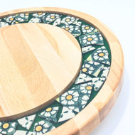 Picture of SMALL DECOR ROUND BOARD Flowers Mix