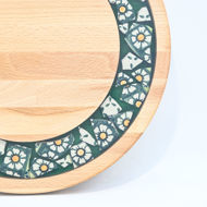 Picture of SMALL DECOR ROUND BOARD Flowers Mix