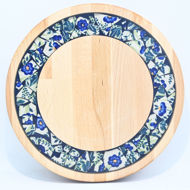 Picture of SMALL DECOR ROUND BOARD Flowers Mix