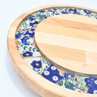 Picture of SMALL DECOR ROUND BOARD Flowers Mix