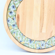 Picture of SMALL DECOR ROUND BOARD Flowers Mix