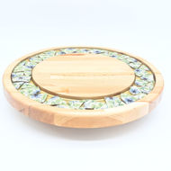 Picture of SMALL DECOR ROUND BOARD Flowers Mix