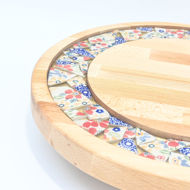 Picture of SMALL DECOR ROUND BOARD Flowers Mix