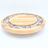 Picture of SMALL DECOR ROUND BOARD Flowers Mix