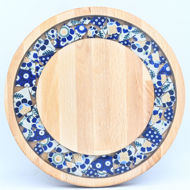 Picture of SMALL DECOR ROUND BOARD Flowers Mix