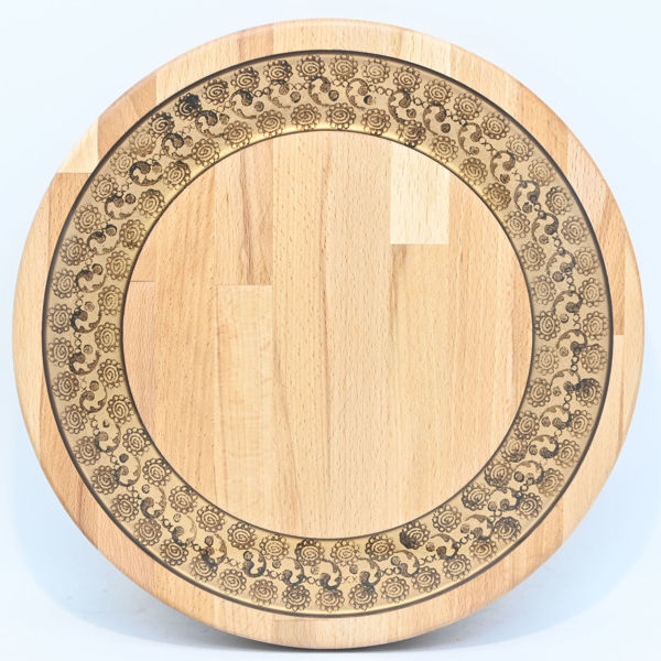 Obrazek Taca ozdobna mała obrotowa - FOLK