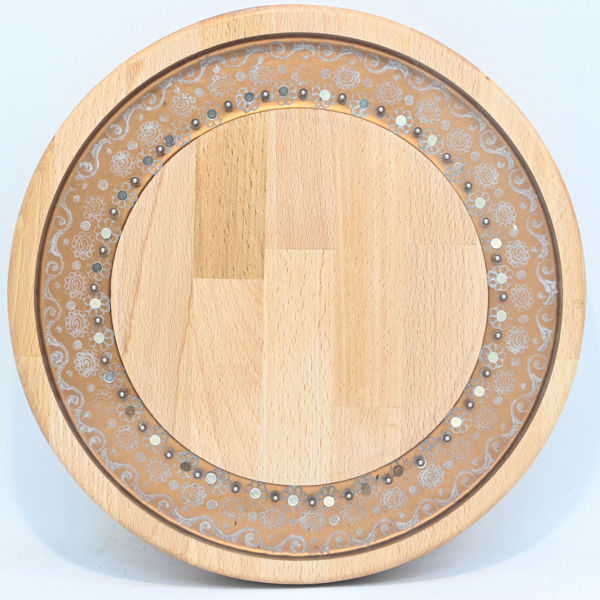 Picture of SMALL DECOR ROUND BOARD FOLK