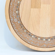 Picture of SMALL DECOR ROUND BOARD FOLK