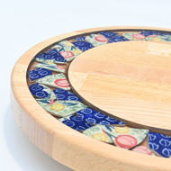 Picture of SMALL DECOR ROUND BOARD Flowers Mix