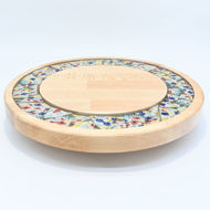 Picture of SMALL DECOR ROUND BOARD Flowers Mix