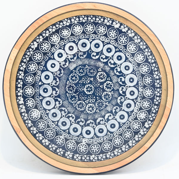 Obrazek Taca ozdobna mała obrotowa - FOLK