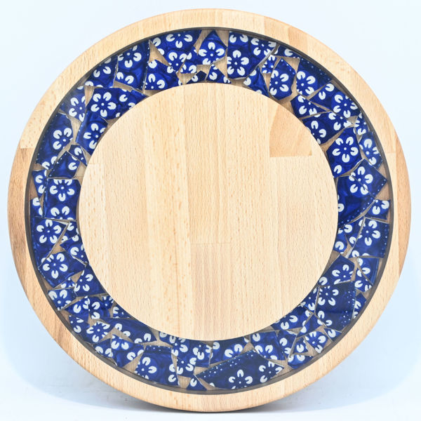 Picture of SMALL DECOR ROUND BOARD Flowers Mix
