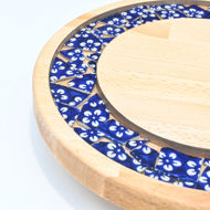 Picture of SMALL DECOR ROUND BOARD Flowers Mix