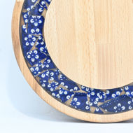 Picture of SMALL DECOR ROUND BOARD Flowers Mix