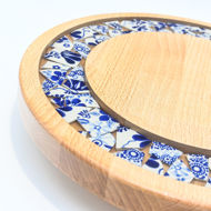 Picture of SMALL DECOR ROUND BOARD Flowers Mix