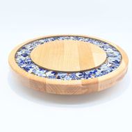 Picture of SMALL DECOR ROUND BOARD Flowers Mix