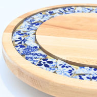 Picture of SMALL DECOR ROUND BOARD Flowers Mix