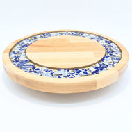 Picture of SMALL DECOR ROUND BOARD Flowers Mix