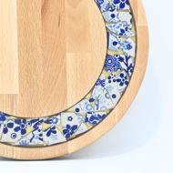 Picture of SMALL DECOR ROUND BOARD Flowers Mix