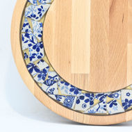 Picture of SMALL DECOR ROUND BOARD Flowers Mix