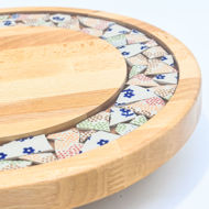 Picture of SMALL DECOR ROUND BOARD Flowers Mix