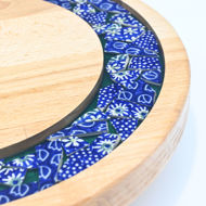 Picture of SMALL DECOR ROUND BOARD Flowers Mix