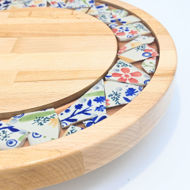 Picture of SMALL DECOR ROUND BOARD Flowers Mix