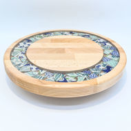 Picture of SMALL DECOR ROUND BOARD Flowers Mix