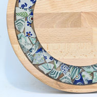Picture of SMALL DECOR ROUND BOARD Flowers Mix
