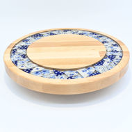 Picture of SMALL DECOR ROUND BOARD Flowers Mix