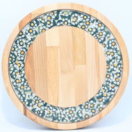 Picture of SMALL DECOR ROUND BOARD Flowers Mix