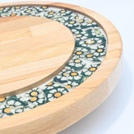 Picture of SMALL DECOR ROUND BOARD Flowers Mix