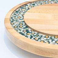 Picture of SMALL DECOR ROUND BOARD Flowers Mix