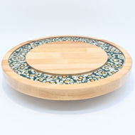 Picture of SMALL DECOR ROUND BOARD Flowers Mix